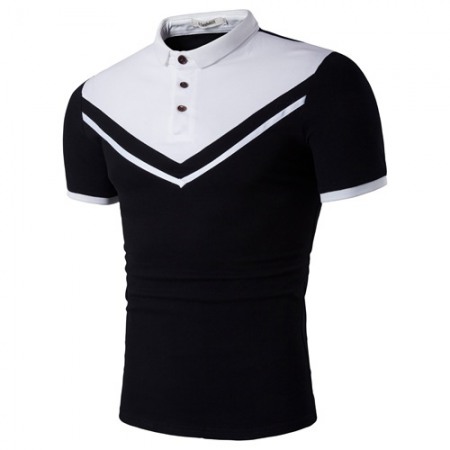 Hot Sale Men's Polo Shirt Casual Short-Sleeved T-Shirt